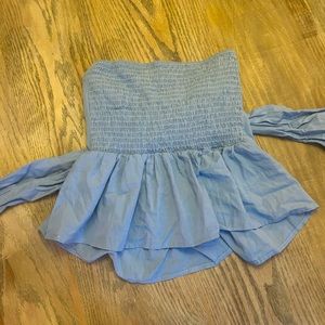 American eagle strapless top